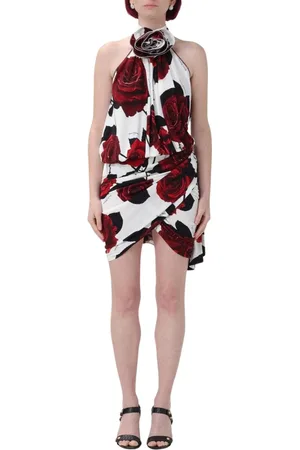 Balmain Klänning, Dam, M, Blommig Miniklänning Halter