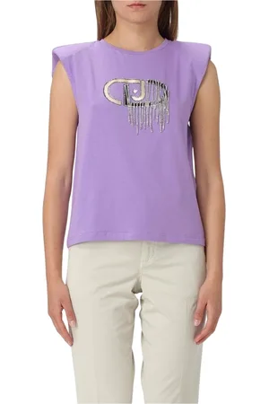 Liu Jo Topp, Dam, S, Bomull, Wisteria Rhinestone Ärmlös Topp