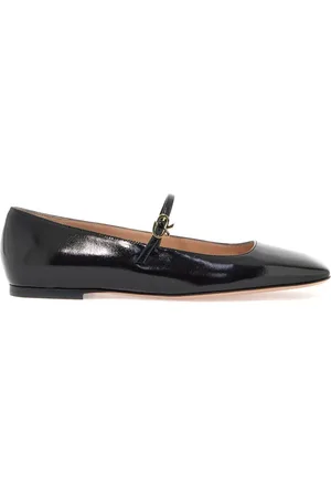 Gianvito Rossi Skor, Dam, 37 EU, Läder, Mary Jane Ballerina Skor