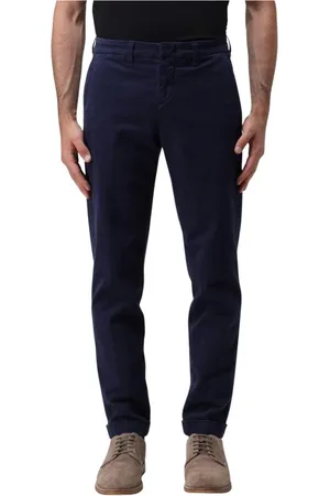 FAY Byxor, Herr, W32, Blå Slim Fit Chinos