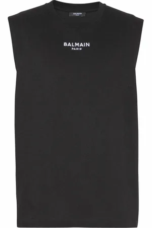 Balmain Topp, Herr, M, Bomull, Pari broderad vettopp
