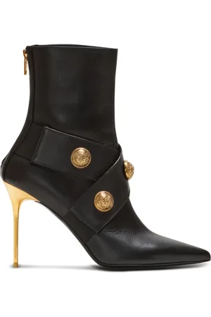 Balmain Skor, Dam, 38 EU, Läder, Alma läder ankel boot