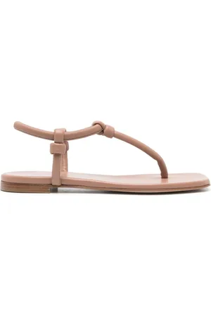 Gianvito Rossi Skor, Dam, 41 EU, T-Bar Rem Platta Sandaler
