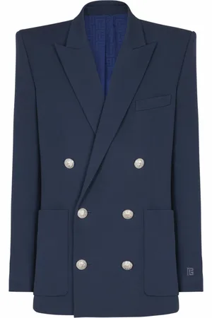 Balmain Kostym, Herr, XL, Grain de poudre blazer