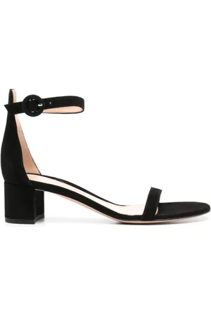 Gianvito Rossi Skor, Dam, 36 EU, Svarta Sandaler för Kvinnor