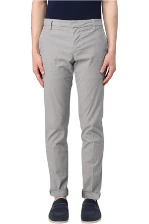 Dondup Byxor, Herr, W36, Grå Pinstripe Casual Byxor