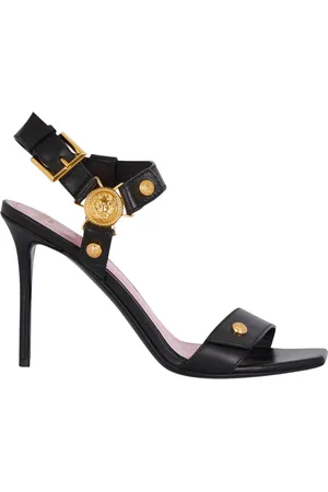 Balmain Skor, Dam, 39 EU, Läder, Heeled Eva Sandaler