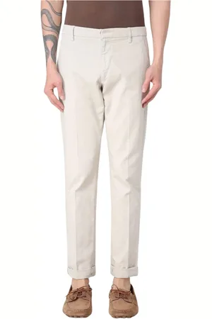 Dondup Byxor, Herr, W30, Slim-Fit Gröna Byxor med Fickor