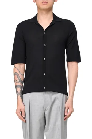 BALLANTYNE Skjorta, Herr, 2Xl, Svart Klassisk Button-Up Skjorta Män