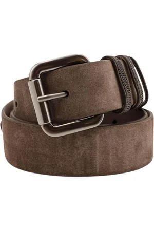 Brunello Cucinelli Accessoarer, Dam, M, Läder, Elegant Brun Läderbälte Kvinna