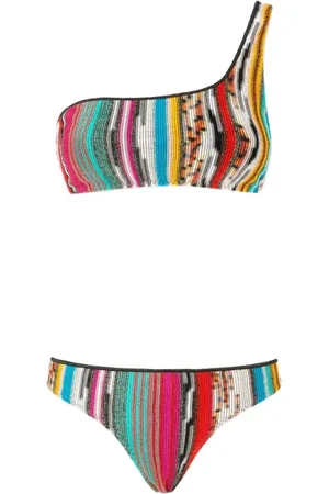 Missoni Badkläder, Dam, S, Färgstark Bikini för Strandstil