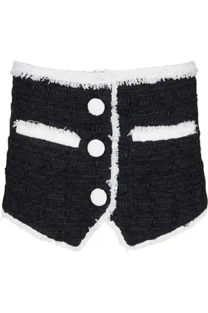 Balmain Kjol, Dam, XS, Tweed, Tweed Mini Kjol