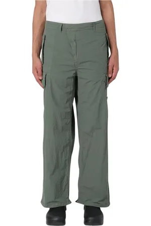C.P. Company Byxor, Herr, S, Nylon, Gröna Cargo Byxor Avslappnad Passform