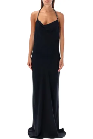 Stella McCartney Klänning, Dam, S, Svart Maxiklänning med Halterneck