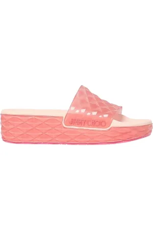 Jimmy Choo Skor, Dam, 40 EU, Vita Diamant Slide Sandaler