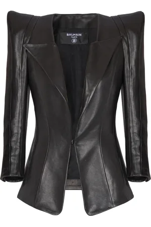 Balmain Jacka, Dam, S, Åtsittande lammhud jacka