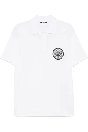 Balmain Topp, Herr, L, Bomull, Coin Pikétröja