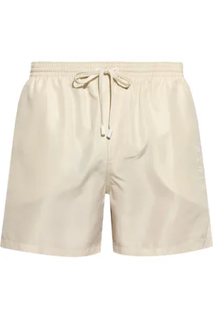 Balmain Badkläder, Herr, L, Polyester, Vita Badshorts Stilfull Sommar Pool