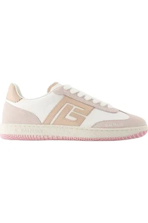 Balmain Skor, Dam, 37 EU, Läder, Läder Sneakers - Swan Stil