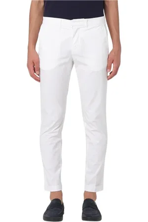 FAY Byxor, Herr, W36, Bomull, Slim Fit Beige Chinos Byxor