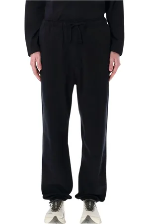 Y-3 Byxor, Herr, XL, Bomull, Svarta avslappnade sweatpants