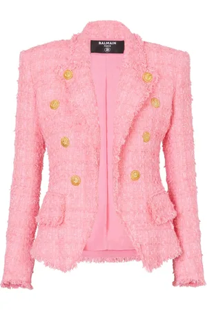 Balmain Jacka, Dam, L, Tweed, 8-knapps tweedjacka