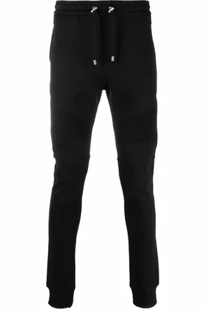 Balmain Byxor, Herr, S, Bomull, Fluo Logo Sweatpants