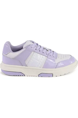 Tommy Hilfiger Skor, Dam, 39 EU, Läder, Lila Läder Sneaker