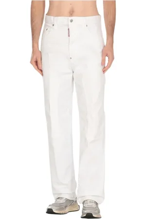 Dsquared2 Byxor, Herr, S, Vit Skinny Fit Jeans