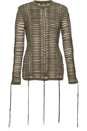 Balmain Blusar & Skjortor , Dam, M, Bomull, Vävd jerseytopp