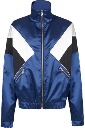 Balmain Jacka, Herr, L, Polyester, Monogrammönstrad satinjacka
