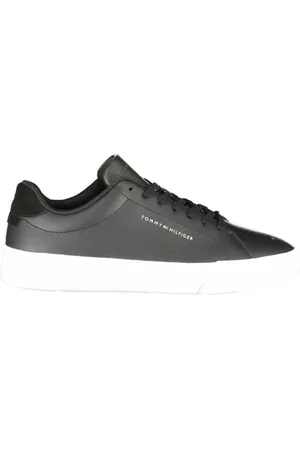 Tommy Hilfiger Skor, Herr, 42 EU, Polyester, Svarta Snörskor med Vadderad Sula