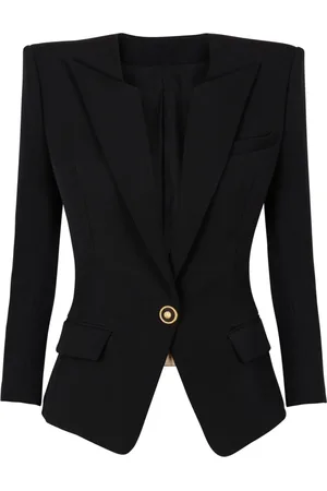Balmain Jacka, Dam, M, Grain de poudre 1-knappjacka