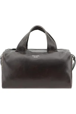 Prada Väska, Herr, ONE Size, Lyxig Lammhud Resväska med Monogram