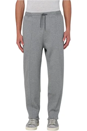 Brunello Cucinelli Byxor, Herr, S, Blå avslappnade sweatpants
