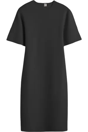 Totême Klänning, Dam, L, Minimalistisk Tee Stickad Klänning
