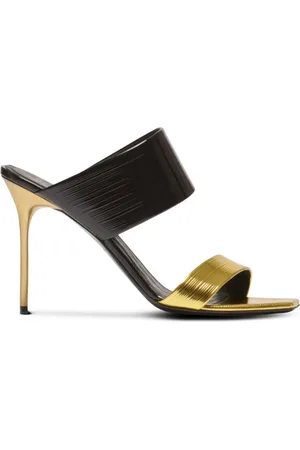 Balmain Skor, Dam, 37 EU, Svarta högklackade sandaler