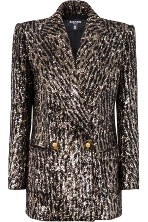 Balmain Jacka, Dam, M, Rayon, Paljettkavaj
