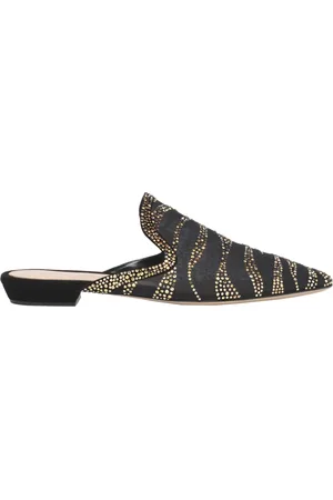 Gianvito Rossi Skor, Dam, 40 EU, Mocka, Svart Mocka Tyg Dam Skor