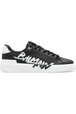 Balmain Skor, Herr, 44 EU, Läder, B-Court sneakers