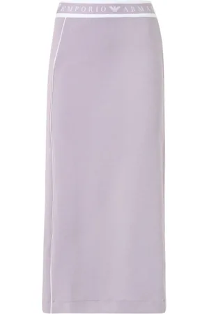 EA7 Kjol, Dam, M, Polyester, Dynamisk Atlet Lång Kjol Lila