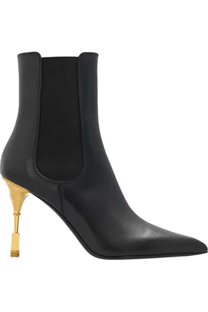 Balmain Skor, Dam, 36 EU, Läder, Moneta ankelboots
