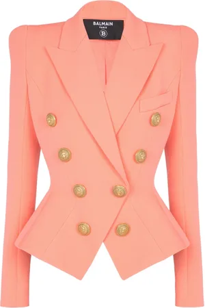 Balmain Jacka, Dam, S, 8-knäppt jacka med markerad midja