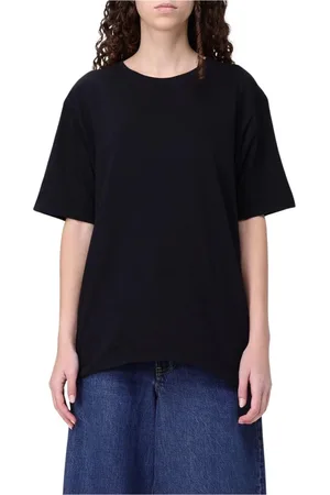 Khaite Topp, Dam, S, Bomull, Svart kortärmad T-shirt