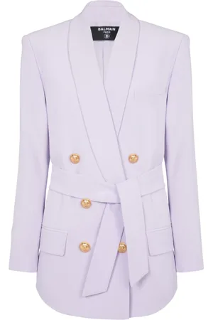 Balmain Jacka, Dam, M, Crepejacka med sjalkrage