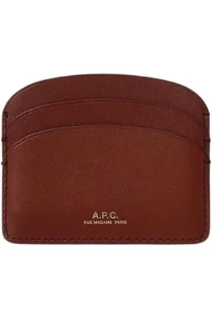 A.P.C. Accessoarer, Dam, ONE Size, Läder, Elegant Korthållare Plånbok