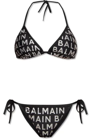 Balmain Badkläder, Dam, L, Bikini med logotryck