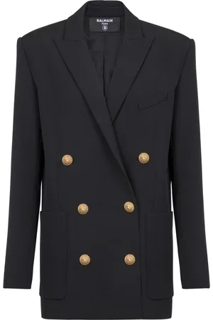 Balmain Jacka, Dam, L, Ullblazer med knappar