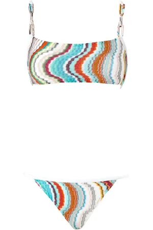 Missoni Badkläder, Dam, M, Läder, Stilren Bikini Badkläder Kollektion
