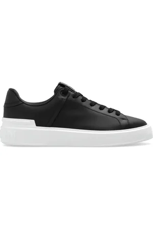 Balmain Skor, Dam, 41 EU, Läder, Sneakers med logotyp